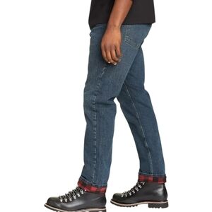 Eddie Bauer H2Low Flex Flannel- Lined Jeans Men's Size 38/32